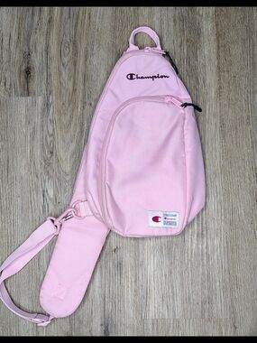 Champion Light Pink Crossbody Sling Bag